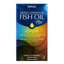 GNC - 三倍特強Omega-3魚油 1065mg+輔酶CoQ-10 100mg 60粒軟膠囊