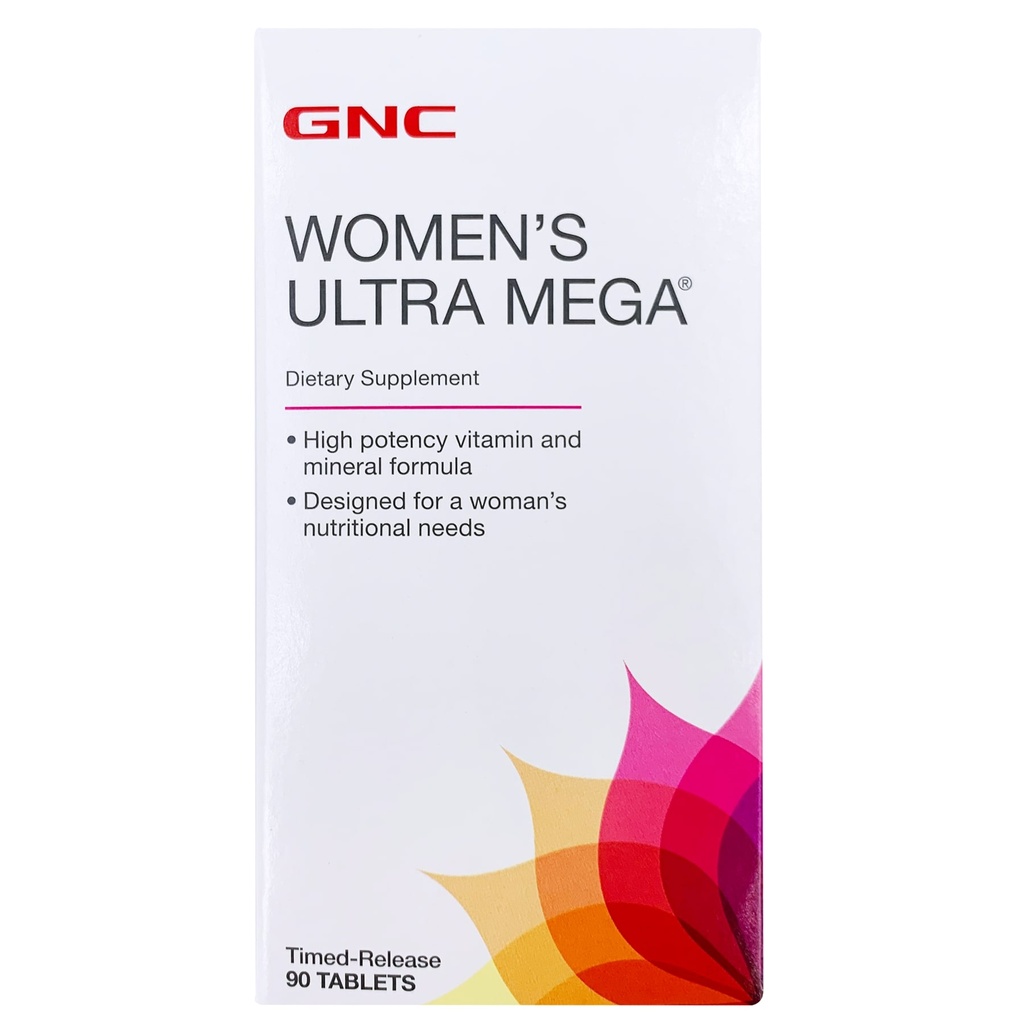 GNC - Women's Ultra Mega女士高效維生素及礦物配方90粒