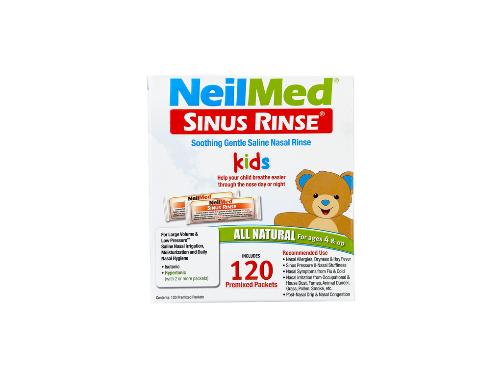 NeilMed 兒童洗鼻沖洗天然補充裝 (洗鼻鹽包120個)