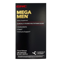 [048107158521] GNC - Mega Men 男士綜合維他命 180粒