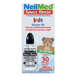 [705928014008] NeilMed 兒童洗鼻沖洗套裝 (洗鼻器+洗鼻鹽水30包)