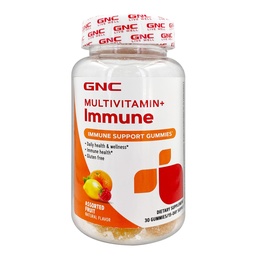 [048107228453] GNC - 複合維生素+免疫軟糖雜果味 30粒